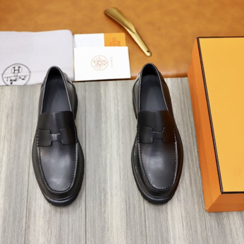 H**mes leather shoes